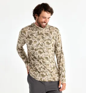 Men's Bamboo Lightweight Hoodie - Barrier Island Camo