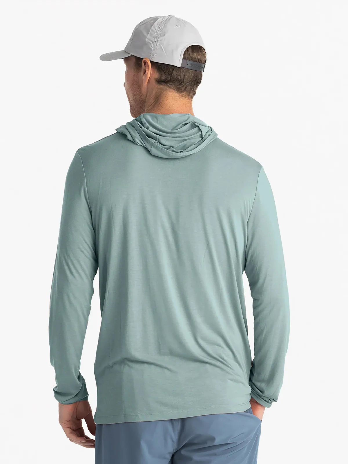 Men's Bamboo Lightweight Hoodie - Sabal Green