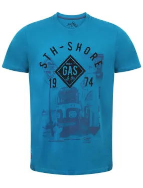 Mens South Shore Gas blue T-Shirt