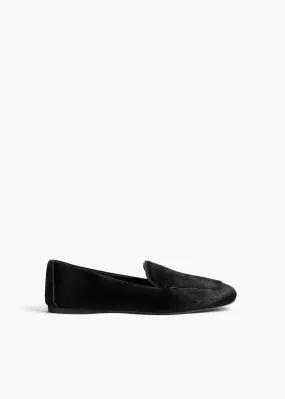 Monroe Loafer in Black Haircalf