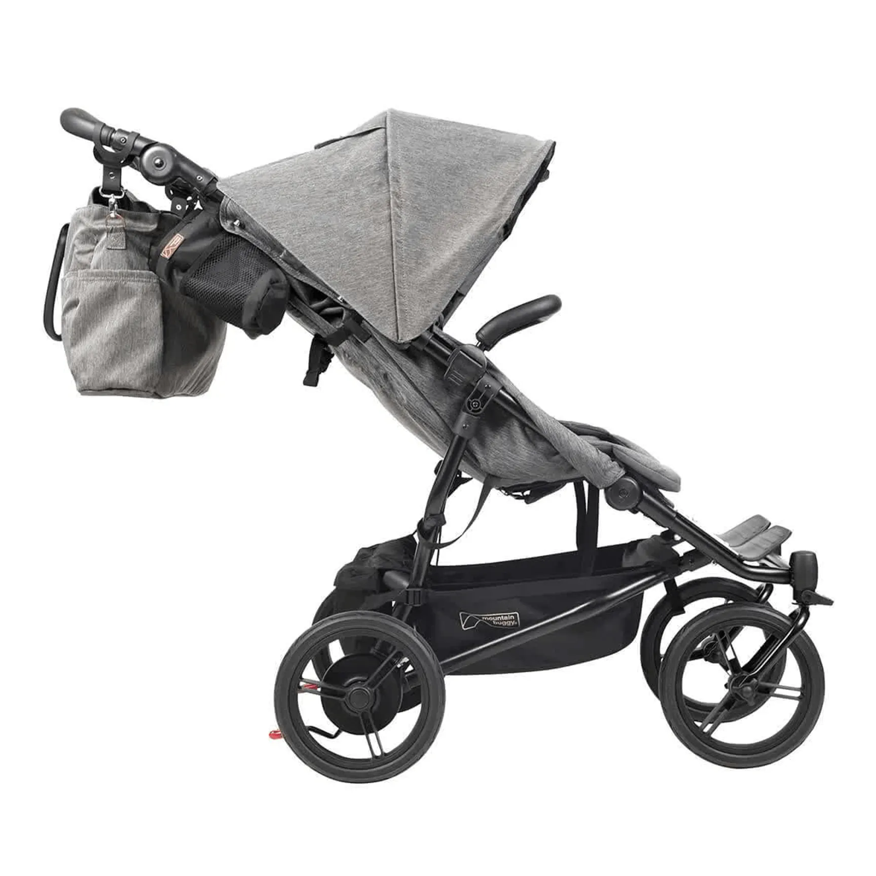 Mountain Buggy Duet Luxury with Satchel in Herringbone