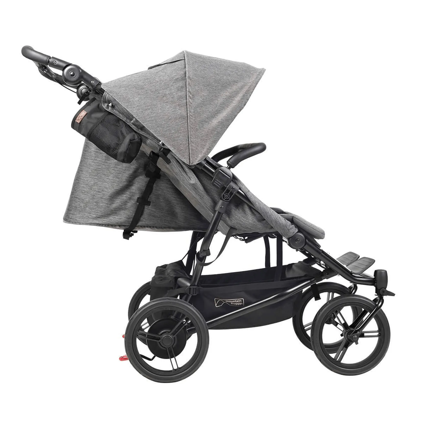 Mountain Buggy Duet Luxury with Satchel in Herringbone