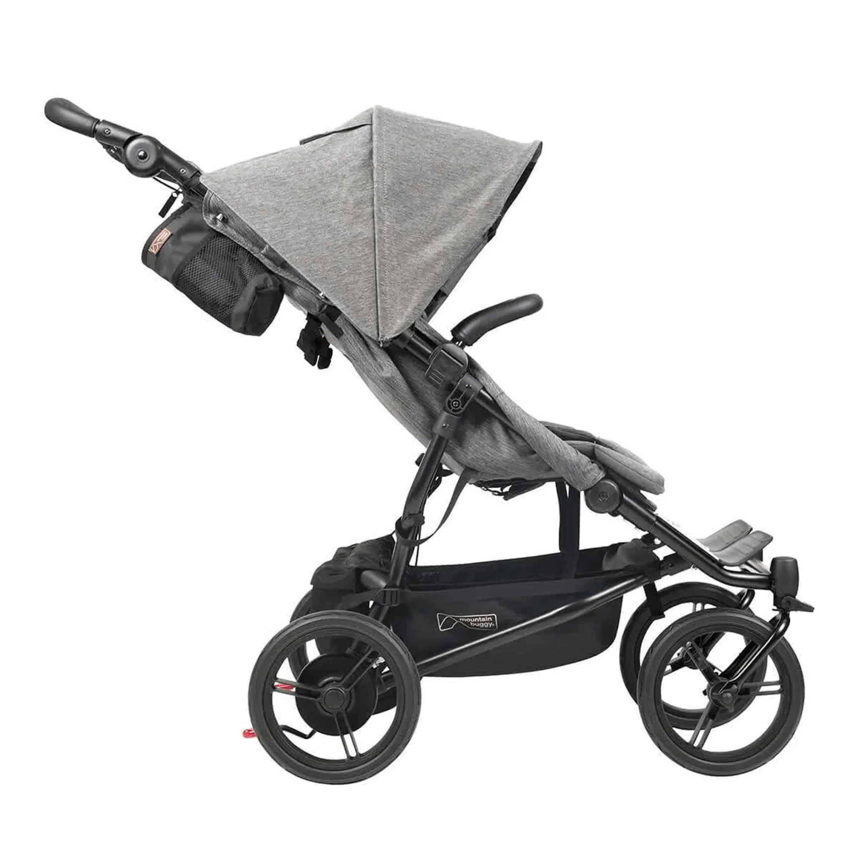 Mountain Buggy Duet Luxury with Satchel in Herringbone