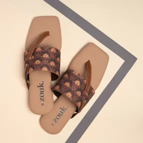 Mysore Garden Side Toe Flats