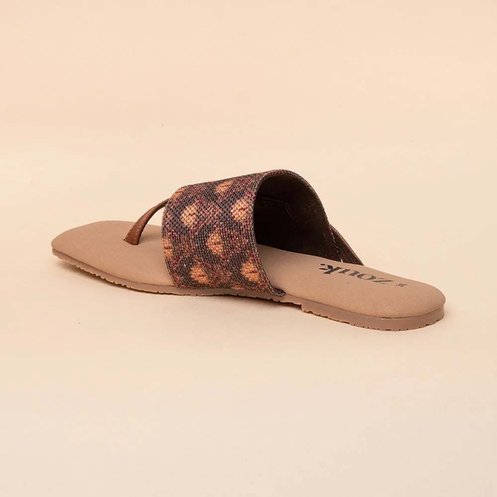 Mysore Garden Side Toe Flats