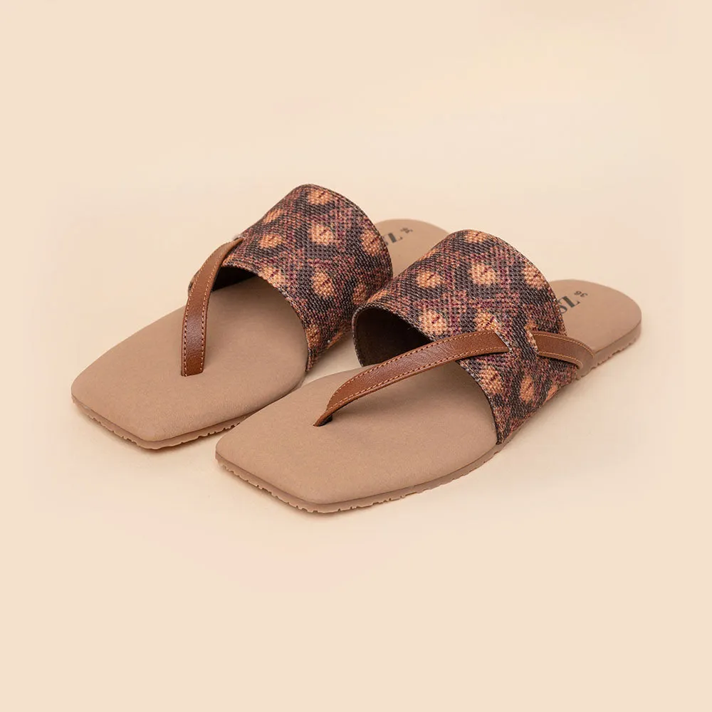 Mysore Garden Side Toe Flats