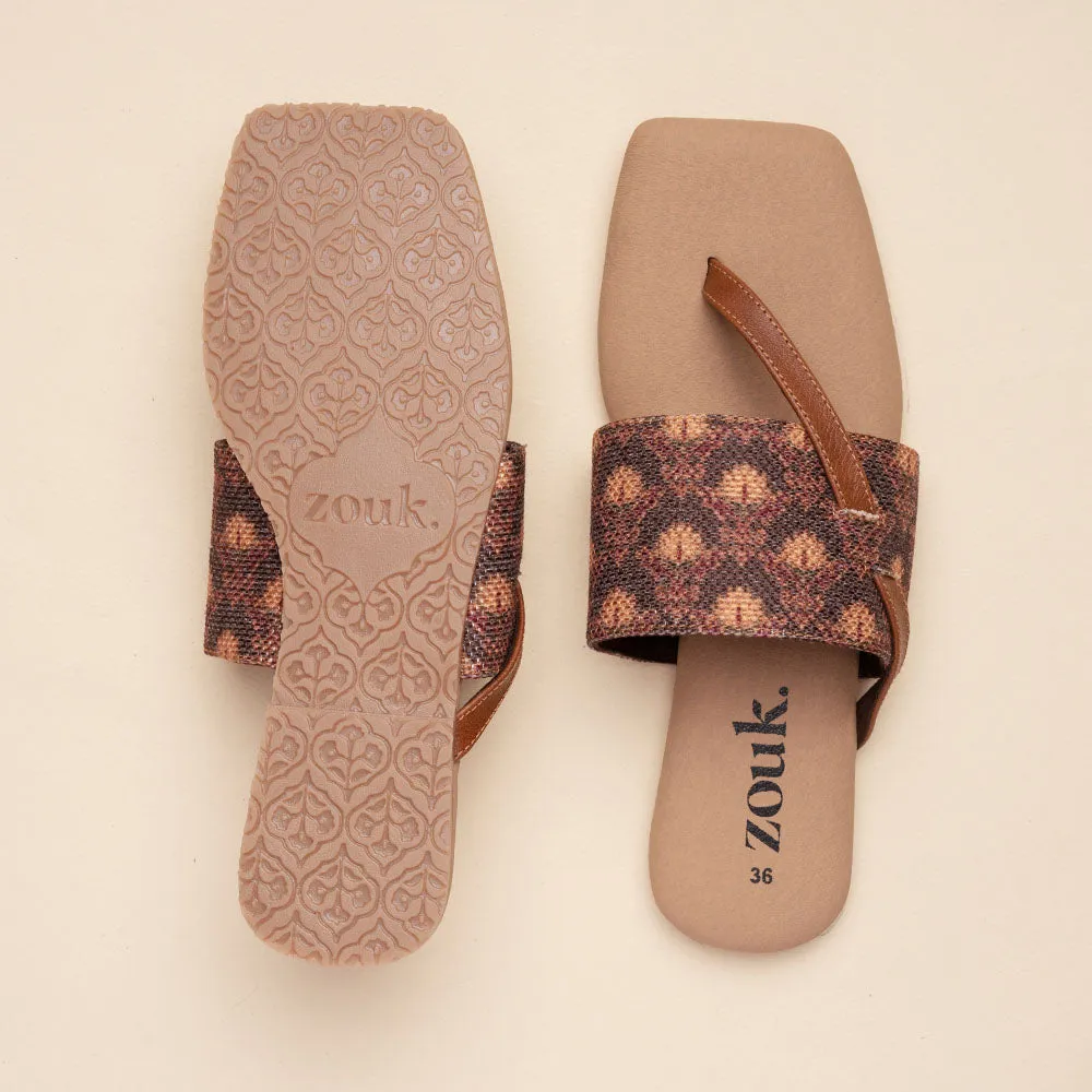 Mysore Garden Side Toe Flats