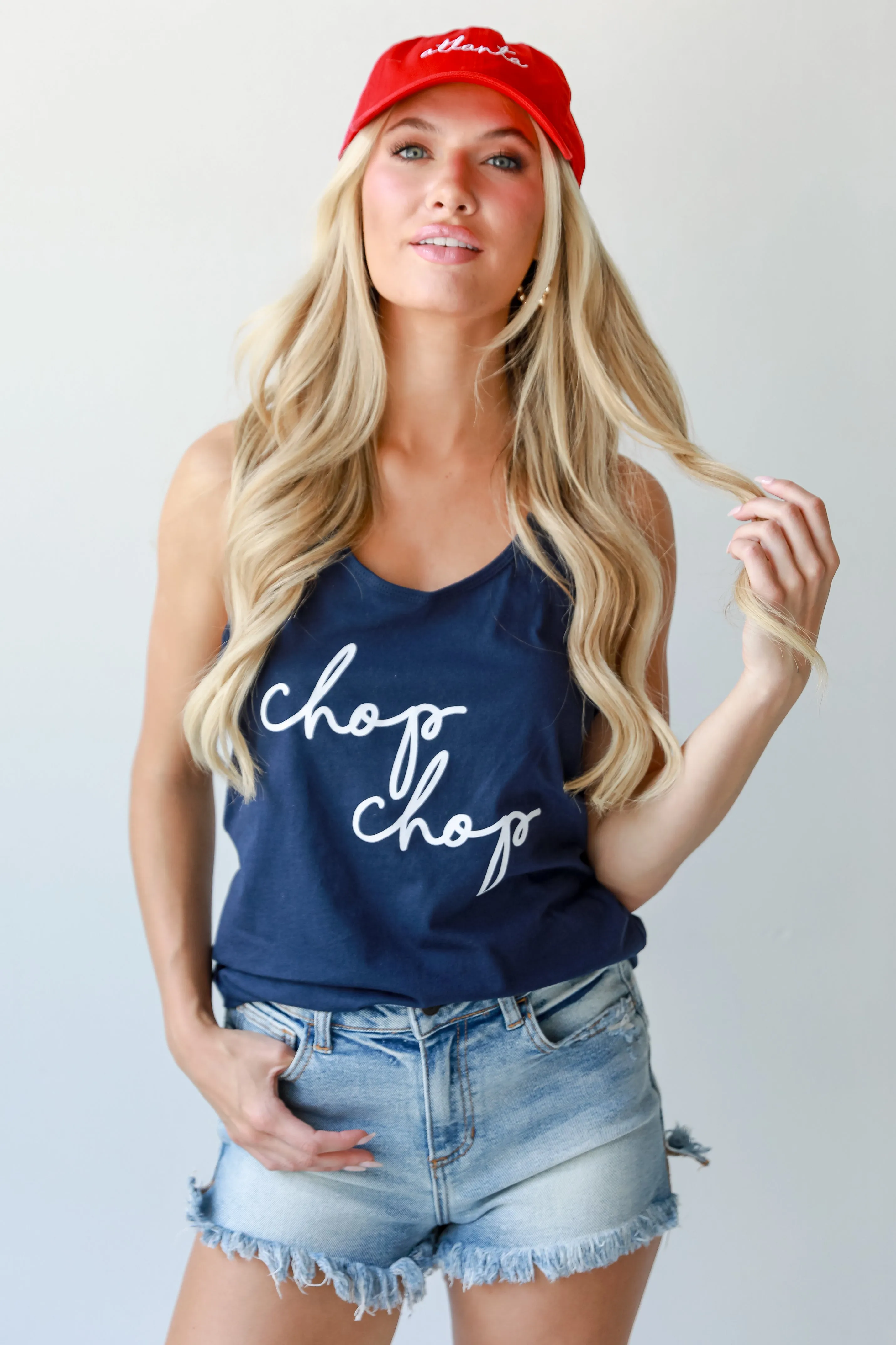 Navy Chop Chop Tank