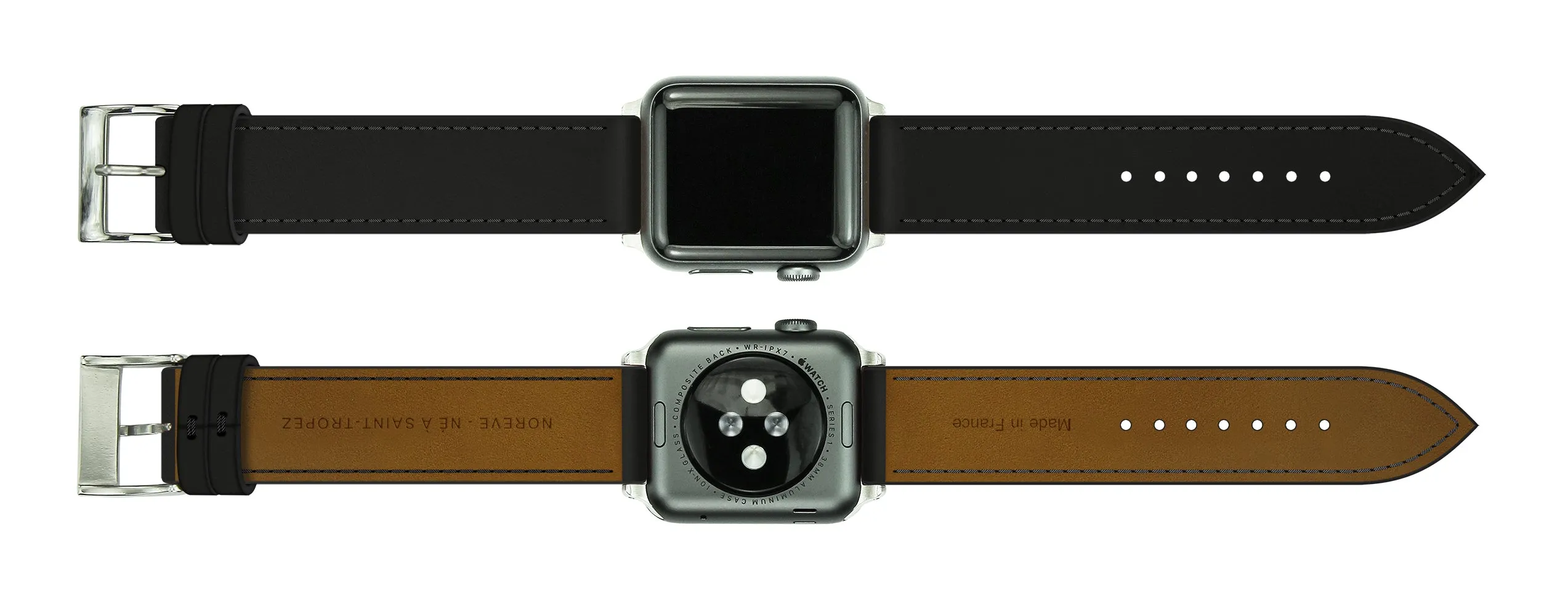 Noreve Saint Tropéz Strap for Apple Watch in Blu Marino