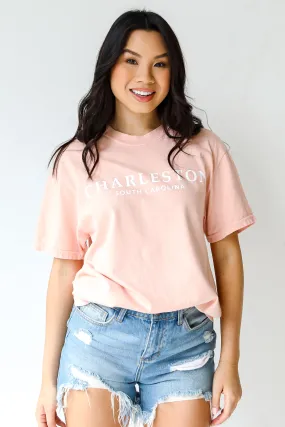 Peach Charleston South Carolina Tee