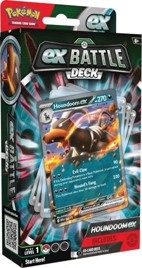 Pokemon Houndoom ex Battle Deck Display