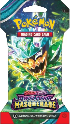 Pokemon Scarlet & Violet Twilight Masquerade Sleeved Booster | Ogerpon