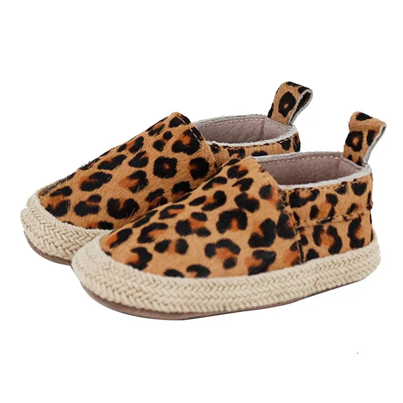 Pre-Walker Espadrilles Leopard