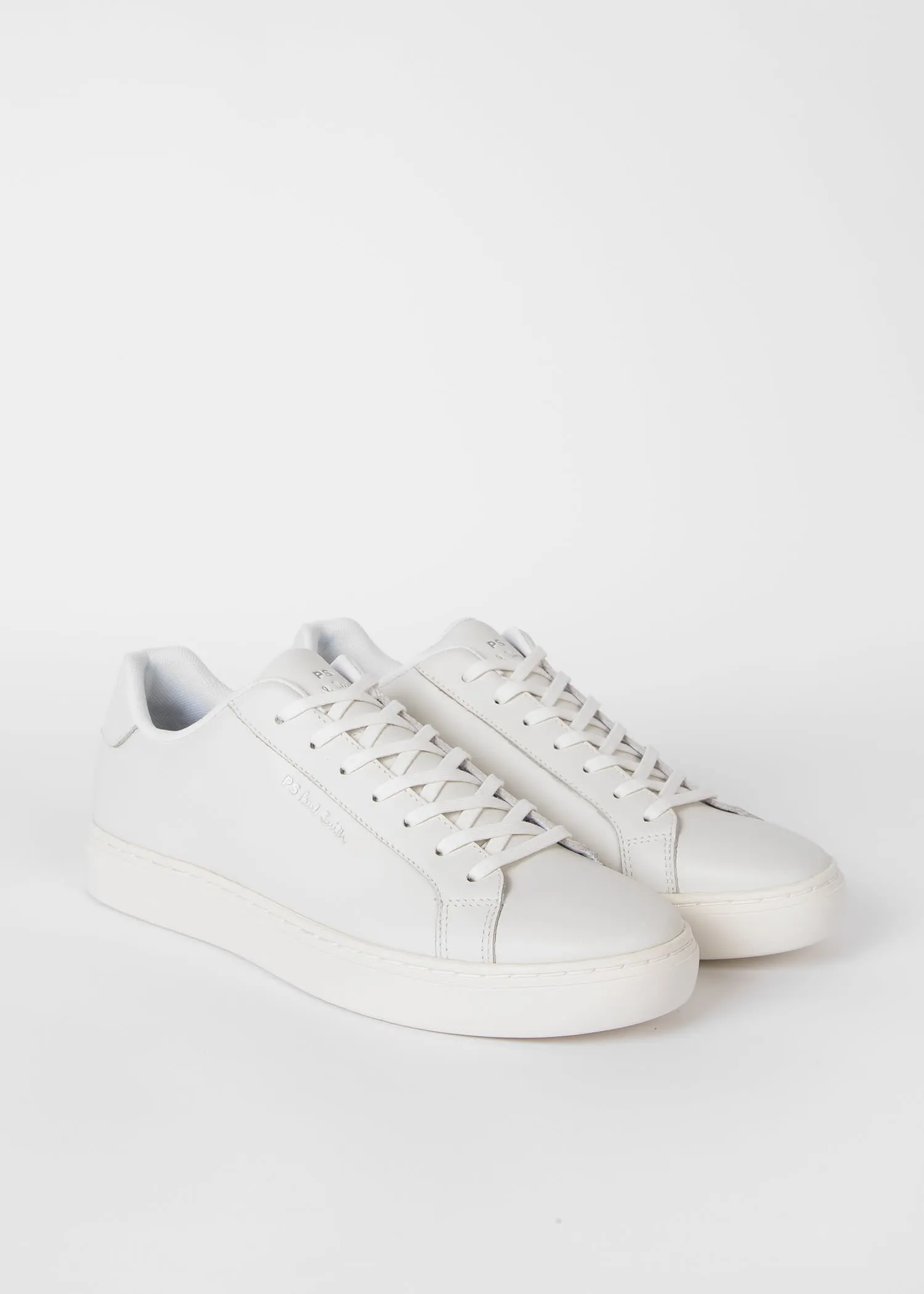 PS Paul Smith Rex White Tape Trainers 01 WHITE