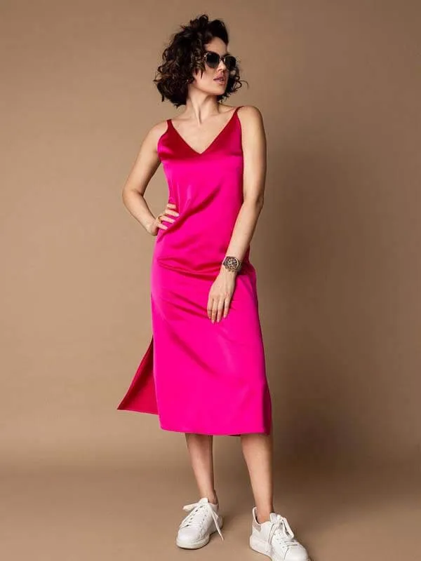 "Amazing " Womenâ€™s Pink luxury silky sleepwear nightwear