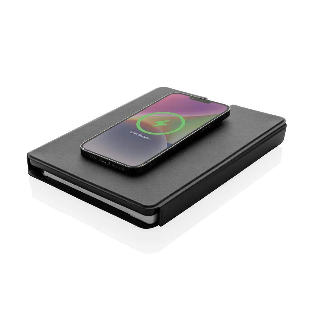 RCS rePU Notebook with 2-in-1 Wireless Charger