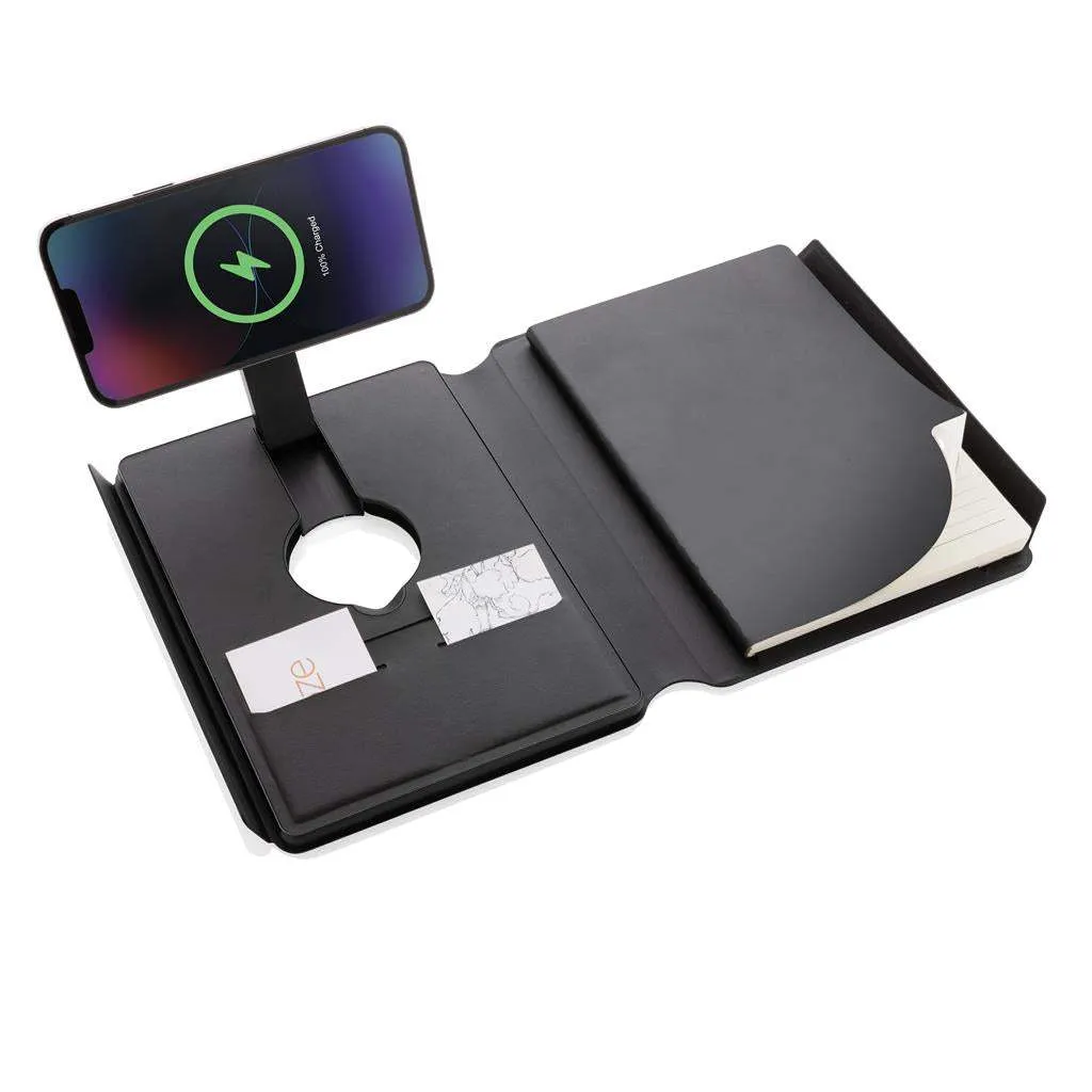 RCS rePU Notebook with 2-in-1 Wireless Charger