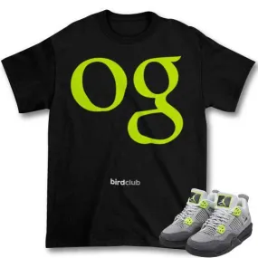 Retro 4 Grey Volt shirt