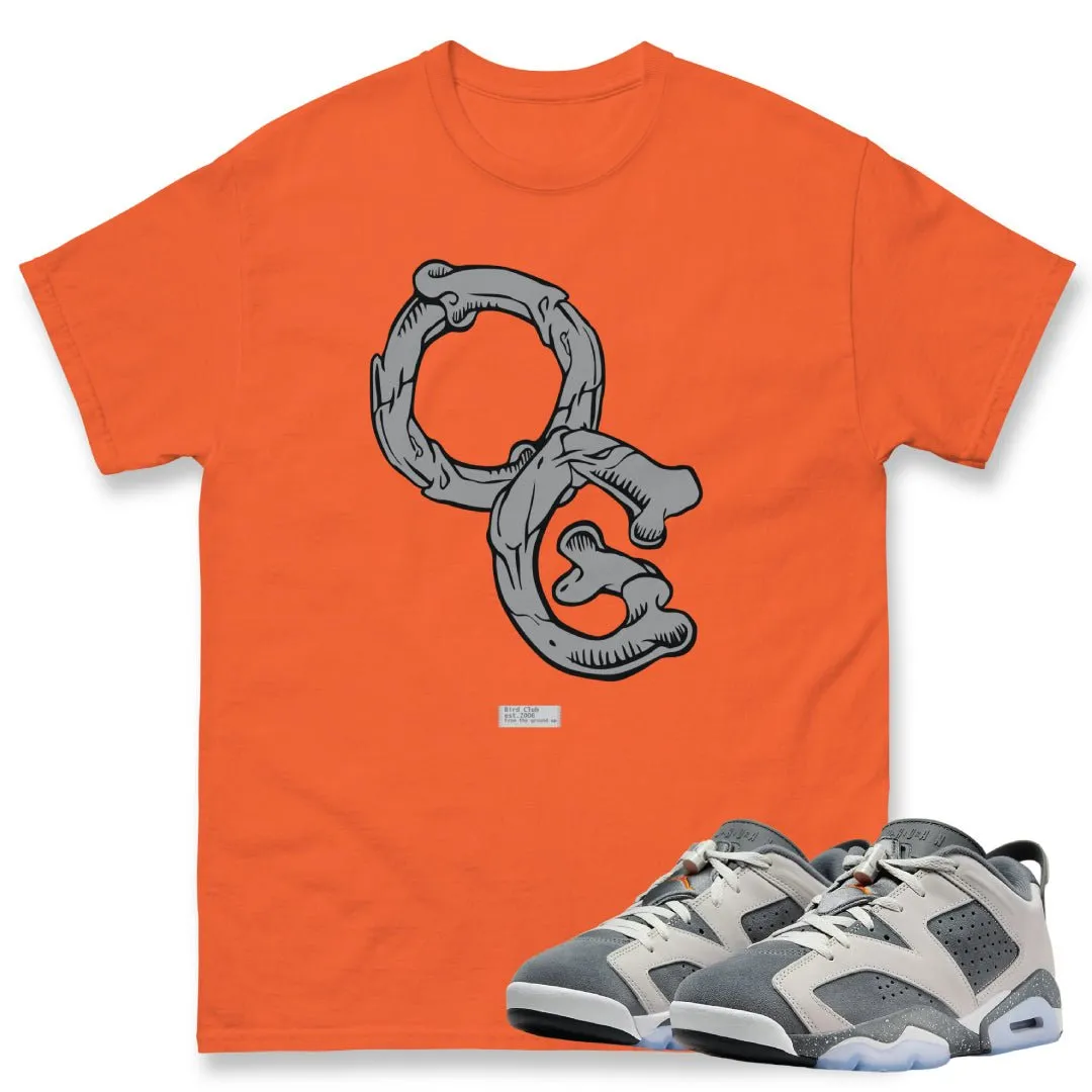 Retro 6 PSG Cement Grey OG Bones shirt