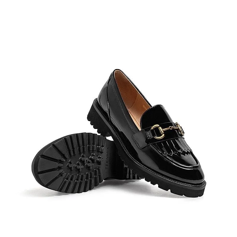 Retro Temperament England Loafers