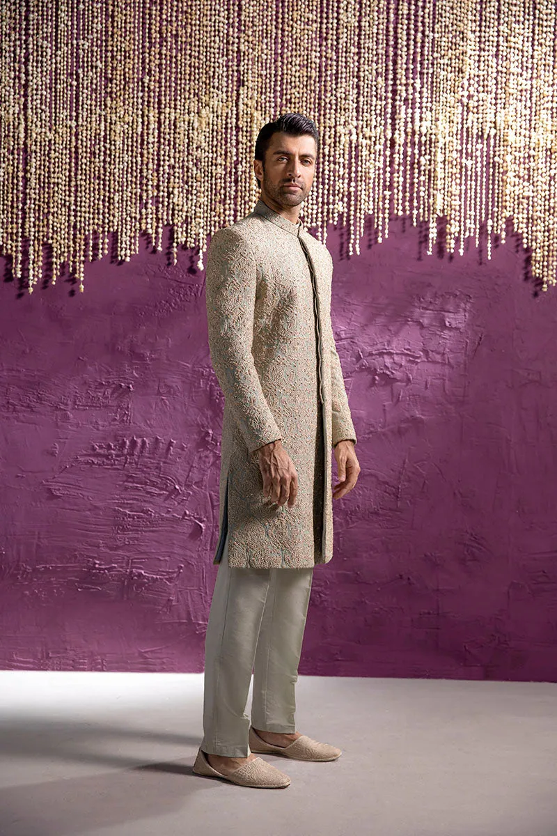 SAGE GREEN SHERWANI