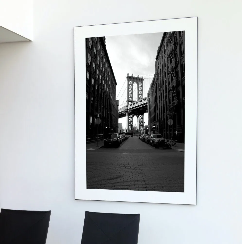 Set Of 3 Black And White Street Luxury Fashion Posters INSTANT DOWNLOAD Art Prints, Black & White Prints, Brooklyn Bridge