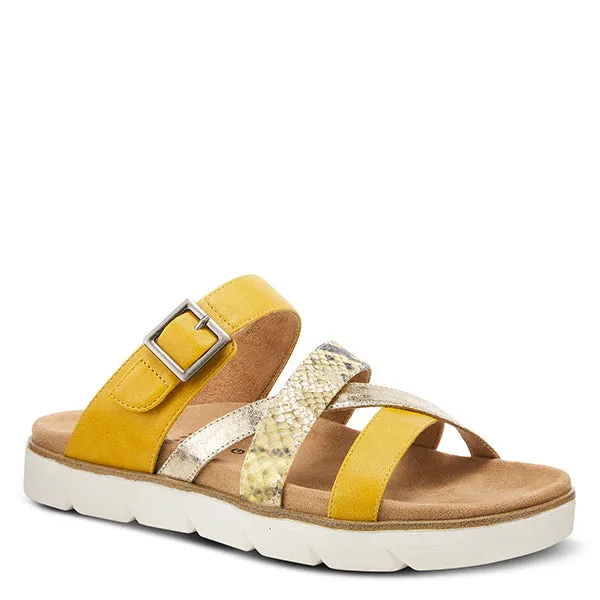 Spring Step Fianna Mustard Multi Women's