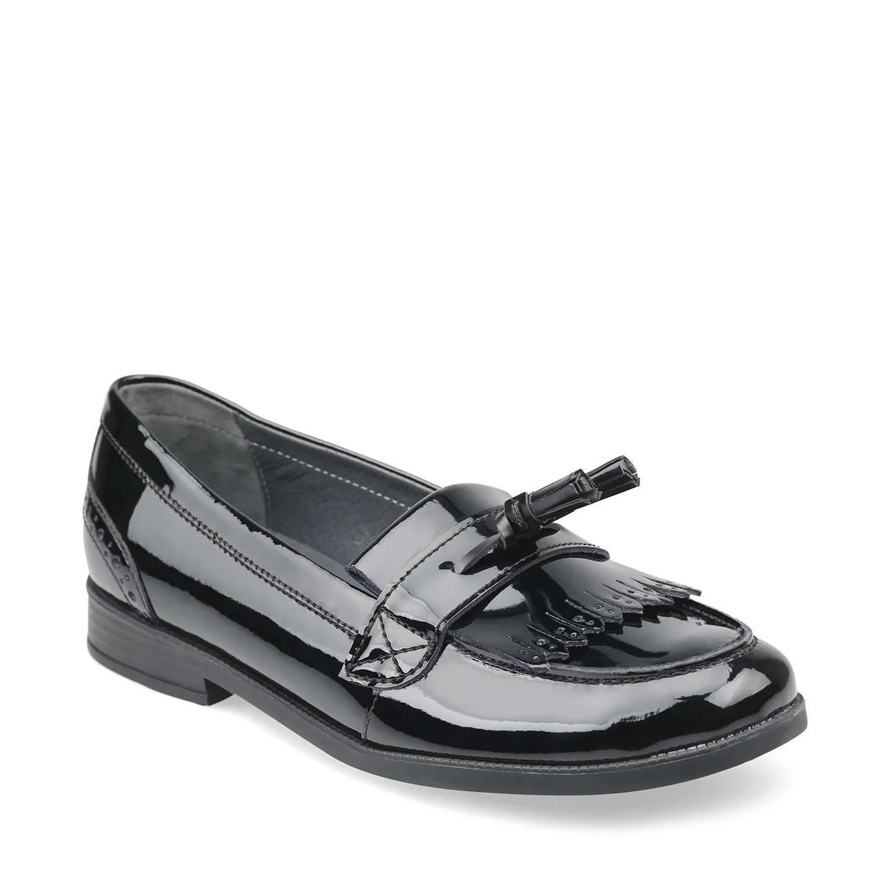 Startrite Girls School Shoe Sketch Black Patent