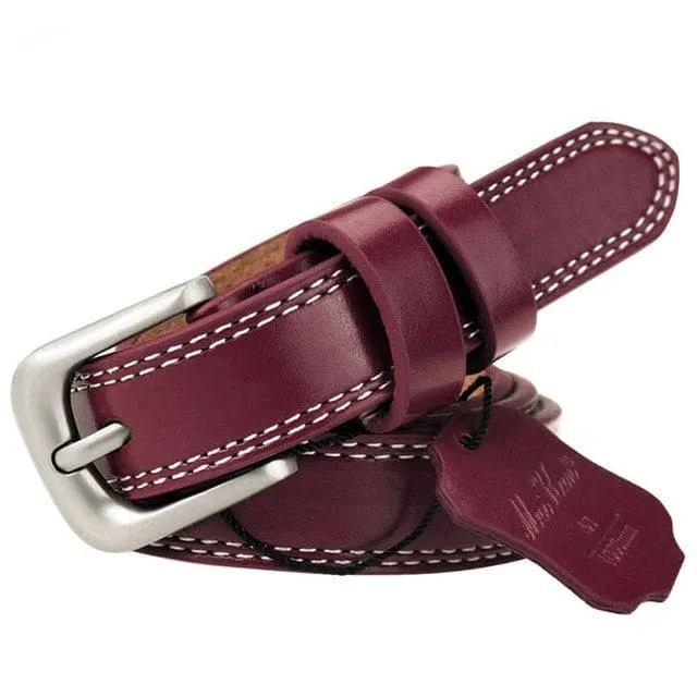 Top Quality Genuine Leather Luxury Female Belts