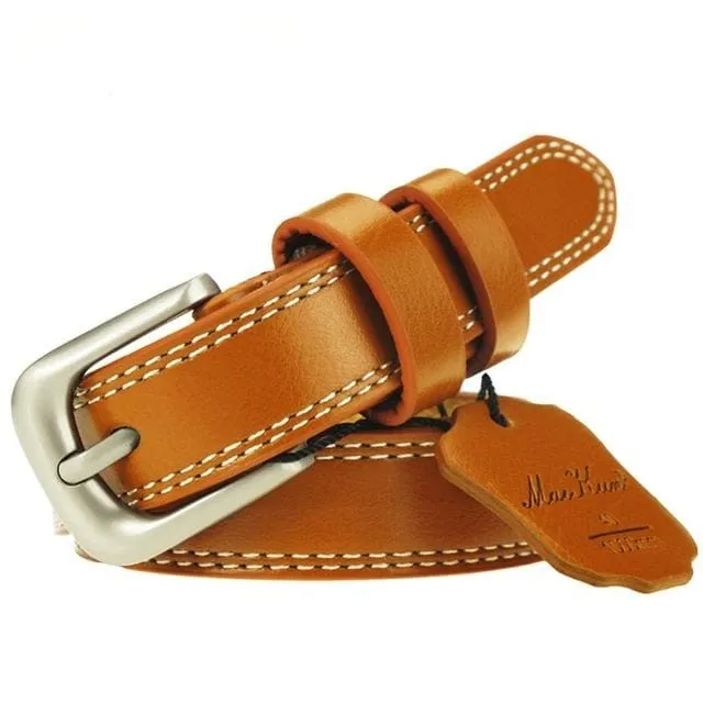 Top Quality Genuine Leather Luxury Female Belts