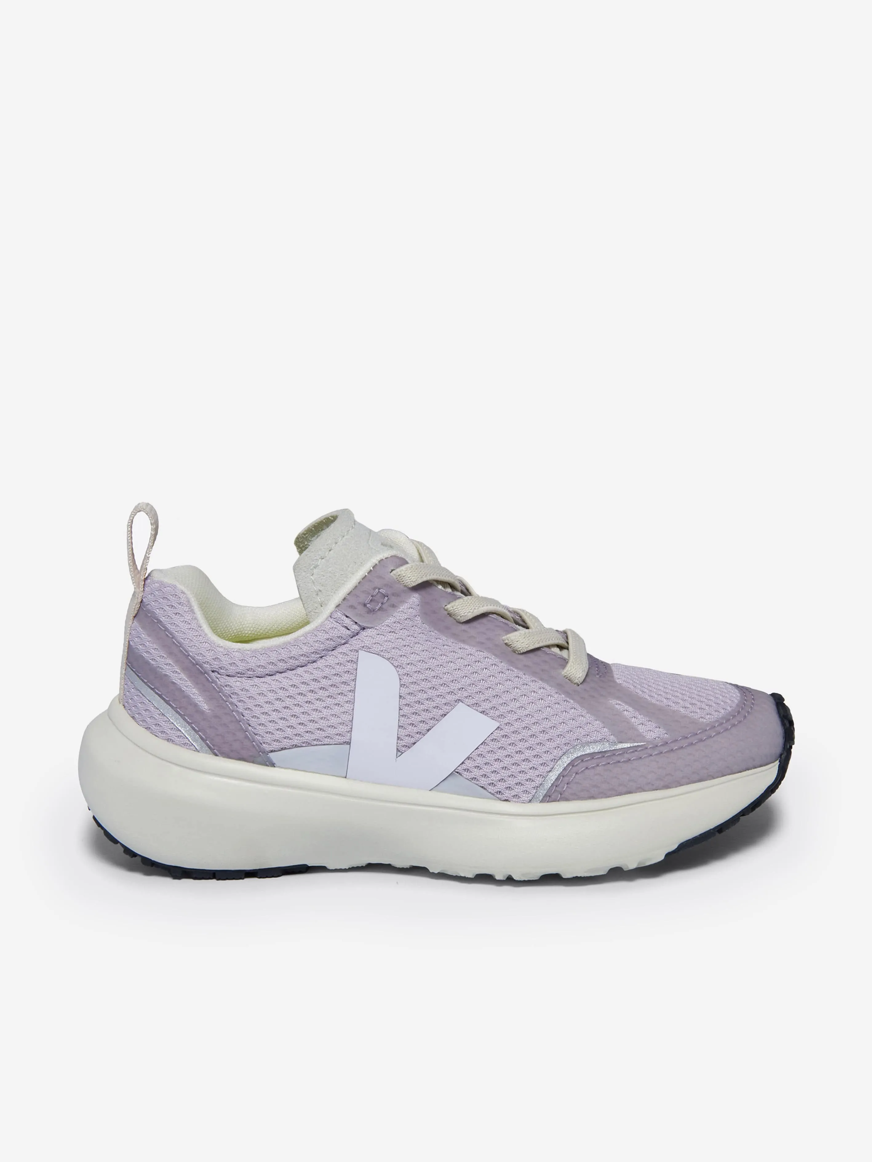 Veja Girls Canary Alveomesh Trainers in Purple