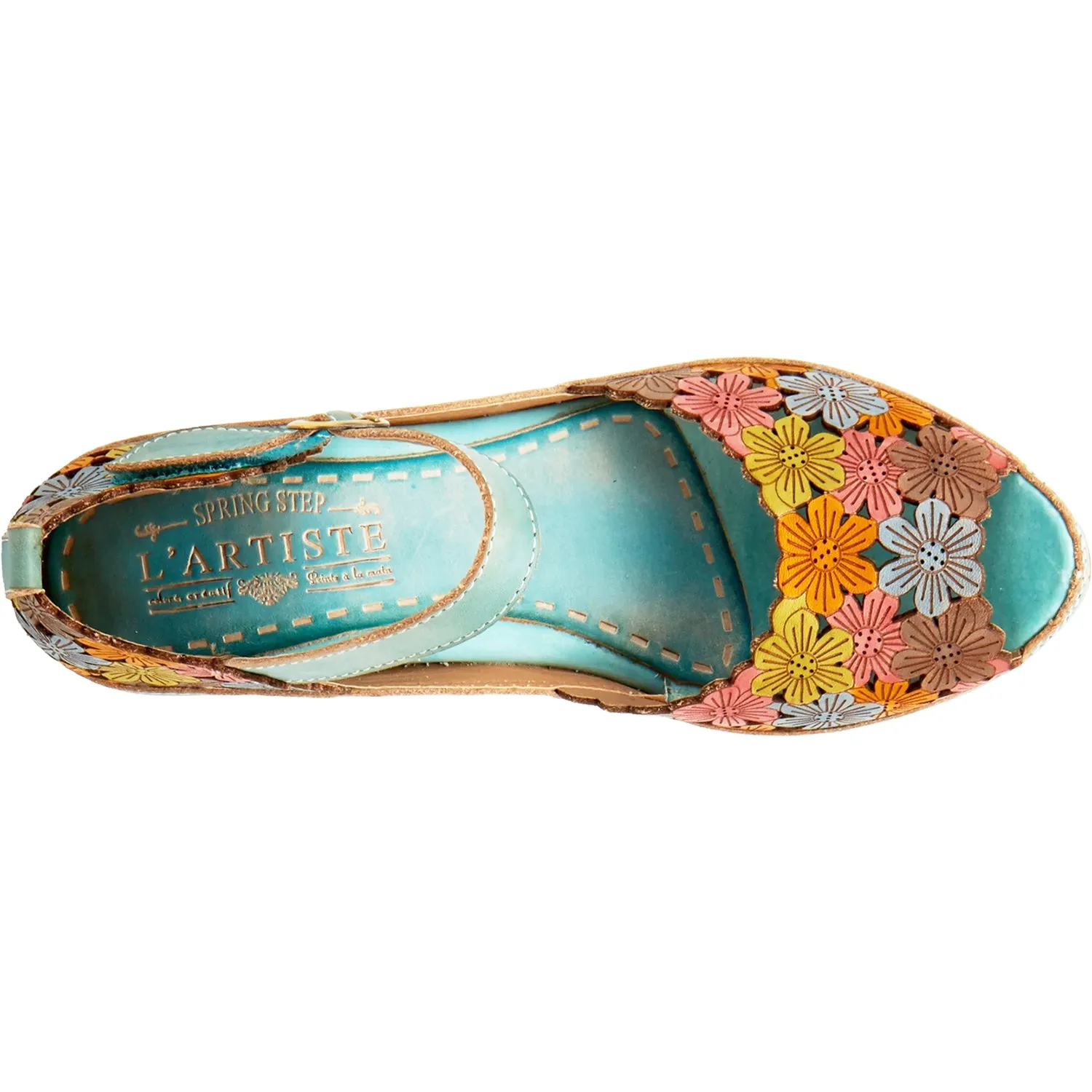 Women's L'Artiste by Spring Step Avnia Blue Multi Leather