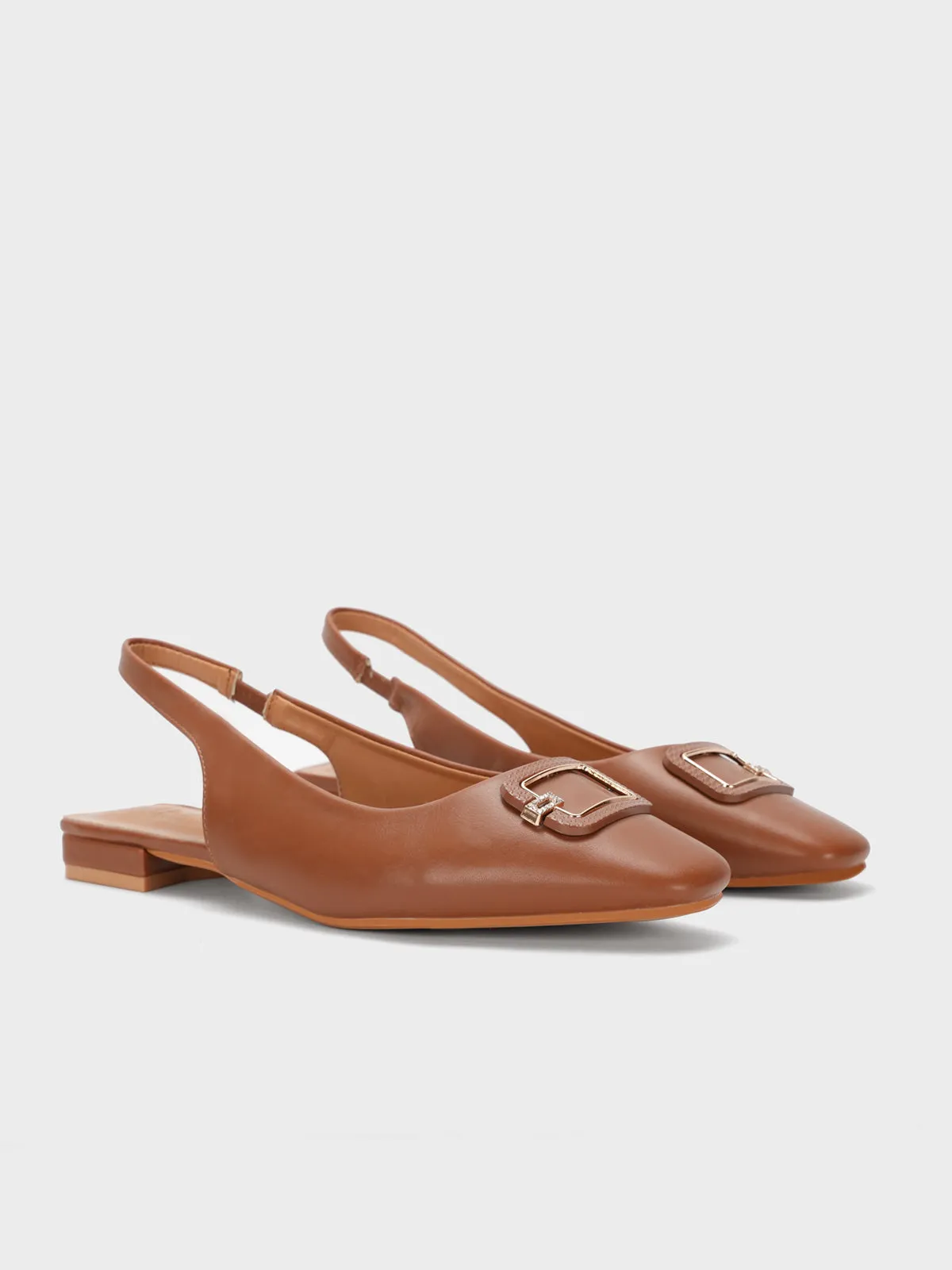 Women's "AMYRYN" Slingback Flat Pumps