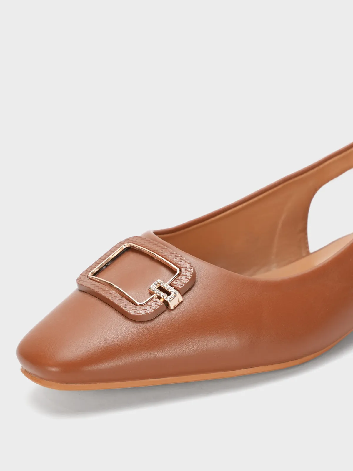 Women's "AMYRYN" Slingback Flat Pumps