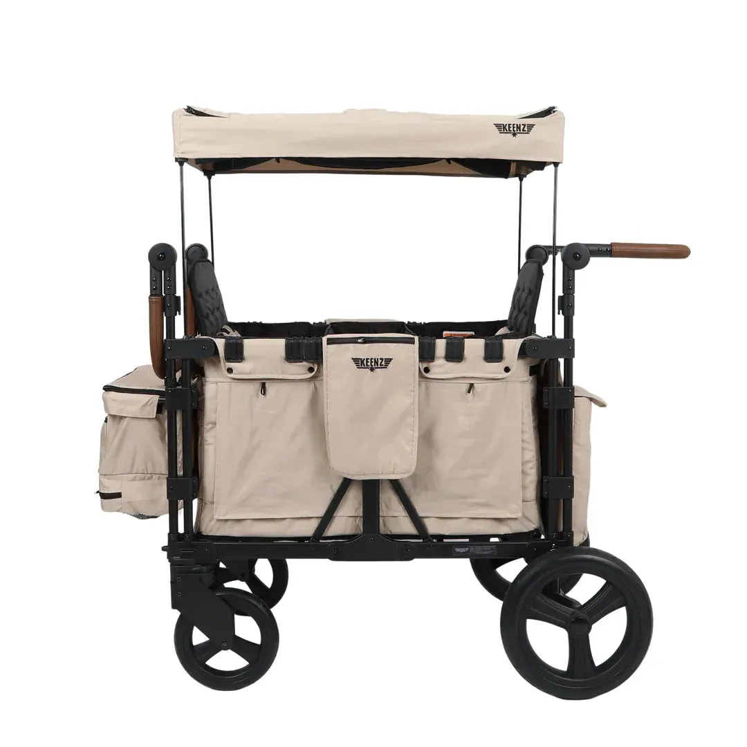 XC Luxury Comfort 2 Passenger Stroller Wagon - Mocha